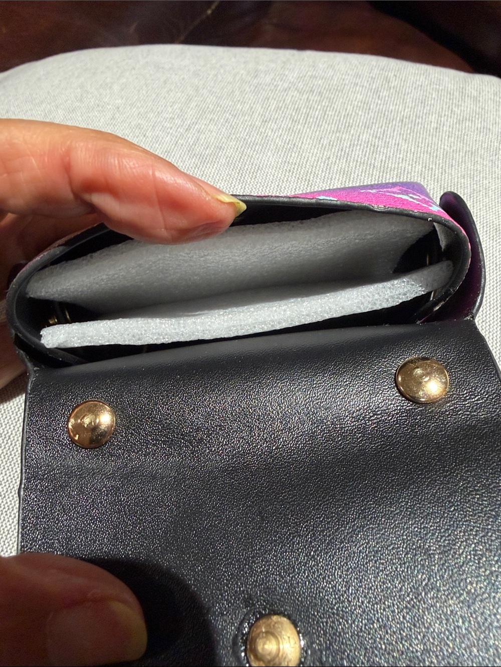 Louis Vuitton Pink & Purple Monogram Mini Clutch Keychain - Picture 6 of 6